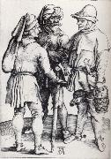 Three Peasants in conver-sation Albrecht Durer